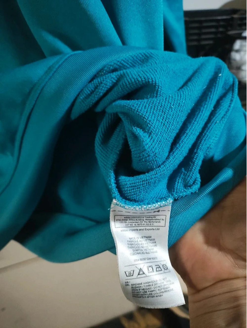 Adidas Blue Long sleeve size M Blue - Picture 5 of 6